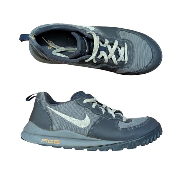 Nike ACG Takos Low 317542-401 Trail Hiking Running Shoes Gray Blue Mens 12 Y2K - Picture 1 of 9